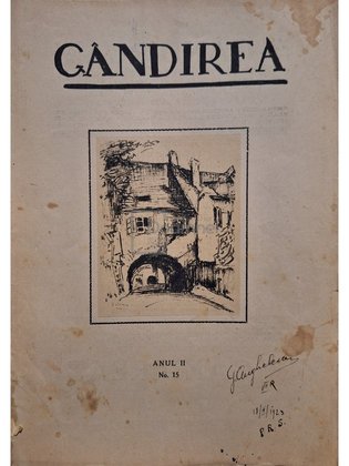 Revista Gandirea, anul II, nr. 15