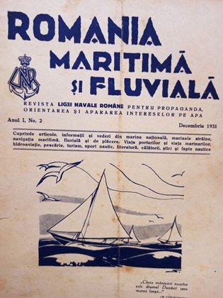 Romania maritima si fluviala, anul I, nr. 2