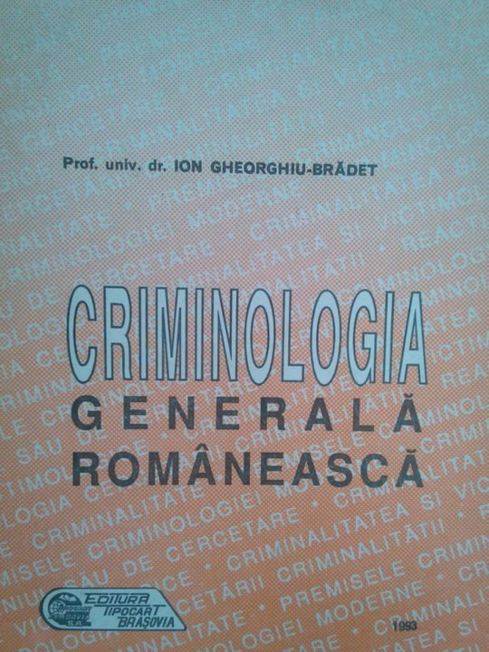 Criminologia generala romaneasca