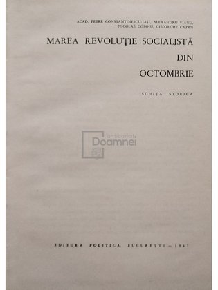 Marea revolutie socialista din Octombrie
