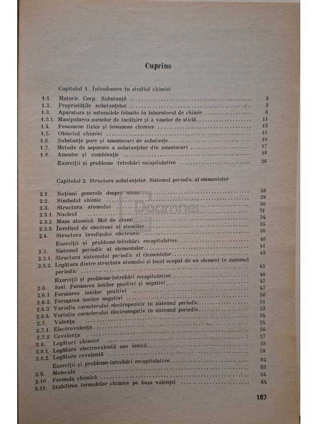 Chimia - Manual pentru clasa a VII-a