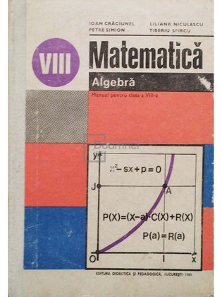 Matematica - Manual pentru clasa a VIII-a - Algebra