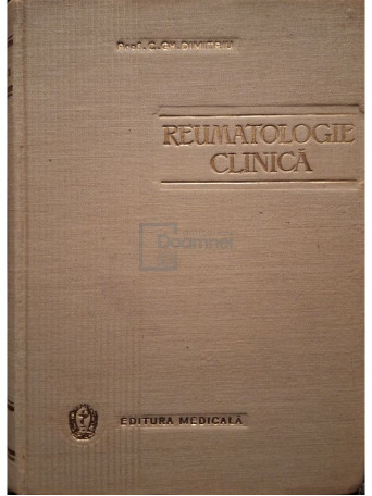 C. Gh. Dimitriu - Reumatologie clinica - 1960 - Cartonata