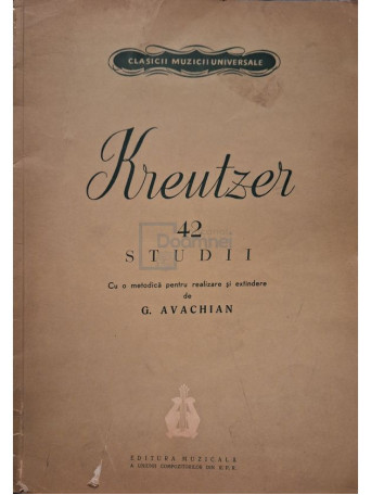 G. Avachian - Kreutzer, vol. 42 - Studii - 1961 - Brosata