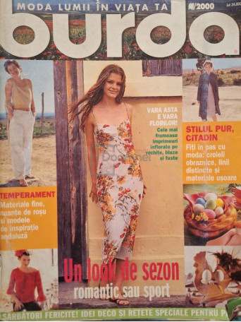 Revista de moda Burda, vol. 1/2000 - 2000 - Brosata