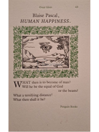 Blaise Pascal - Human happiness - 2008 - Brosata