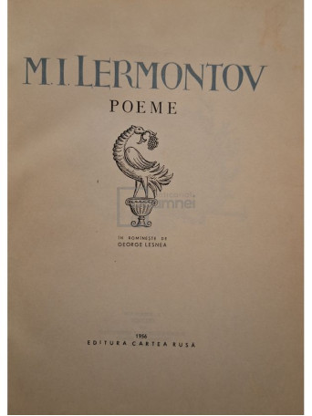 M. I. Lermontov - Poeme - 1956 - Cartonata