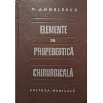 Elemente de propedeutica chirurgicala