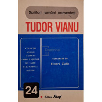 Tudor Vianu comentat de Henri Zalis