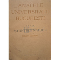 Analele Universitatii Bucuresti - Stiintele naturii, anul XV, nr. 2