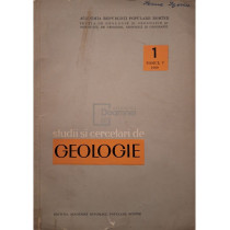 Studii si cercetari de geologie, vol. 1, tomul V