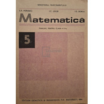 Matematica - Manual pentru clasa a V-a