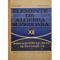 Elemente de algebra superioara