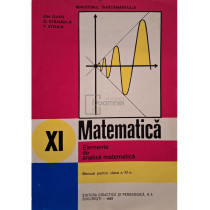 Matematica - Manual pentru clasa a XI-a - Elemente de analiza matematica