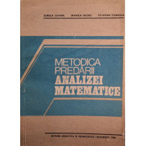 Metodica predarii analizei matematice