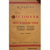 Dictionar de citate si locutiuni straine, editia a VI-a