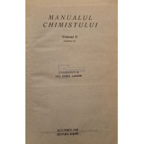 Manualul chimistului, vol. II, part. IV