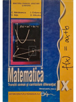 Matematica - Manual pentru clasa a IX-a - Trunchi comun si curriculum diferentiat