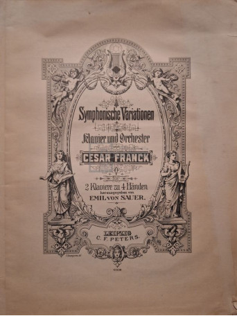 Cesar Franck - Symphonische Variationen fur Klavier und Orchester - Brosata