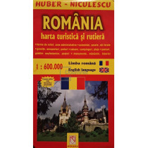 Romania: harta turistica si rutiera 1:600.000