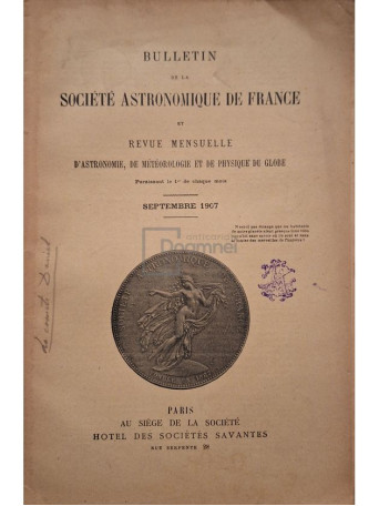 Bulletin de la societe astronomique de France et revue mensuelle - 1907 - Brosata