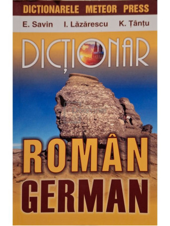 E. Savin - Dictionar roman-german (trasncriere fonetica) - 2018 - Brosata