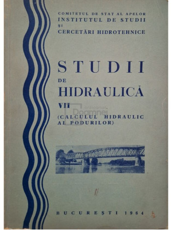 S. Hincu - Studii de hidraulica VII - 1964 - Brosata