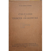 Culegere de exercitii gramaticale