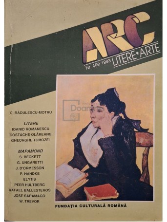 George Balaita (red.) - Arc, vol. 4 (8) - Litere, arte - 1993 - Brosata