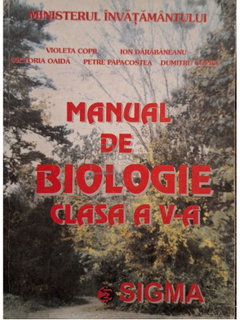 Violeta Copil - Manual de biologie clasa a V-a - 1997 - Brosata