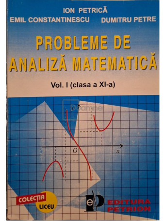 Ion Petrica - Probleme de analiza matematica, vol. 1 (clasa a XI-a) - Brosata