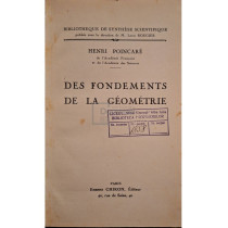 Des fondements de la geometrie