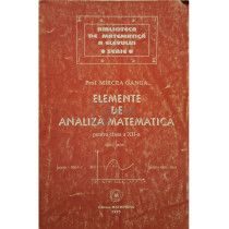 Elemente de analiza matematica pentru clasa a XII-a