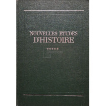 Nouvelles etudes d'histoire, 5 vol.