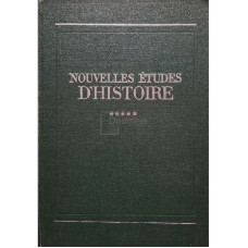 Nouvelles etudes d'histoire, 5 vol.