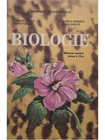 Marin Andrei - Biologie - Manual pentru clasa a IX-a - 1997 - Brosata