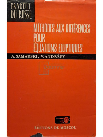 A. Samarski - Methodes aux differences pour equations elliptiques - 1978 - Cartonata