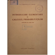 Introducere elementara in calculul probabilitatilor