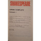 William Shakespeare - Opere complete, vol. 1 - 1982 - Cartonata