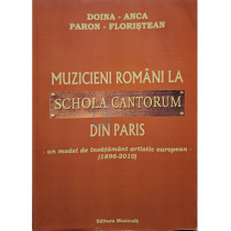 Muzicieni romani la Schola Cantorum din Paris (semnata)