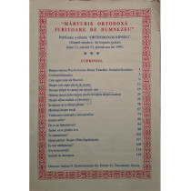 Marturie Ortodoxa iubitoare de Dumnezeu, anul 13, caietul 53, primavara lui 1993