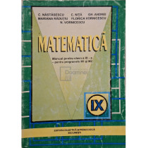 Matematica - Manual pentru clasa a IX-a pentru programele M1 si M2