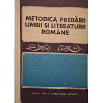 Metodica predarii limbii si literaturii romane