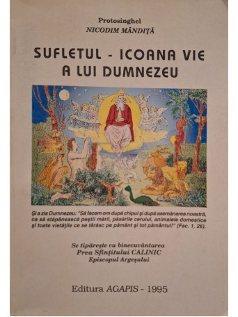 Nicodim Mandita - Sufletul icoana vie a lui Dumnezeu - 1995 - Brosata