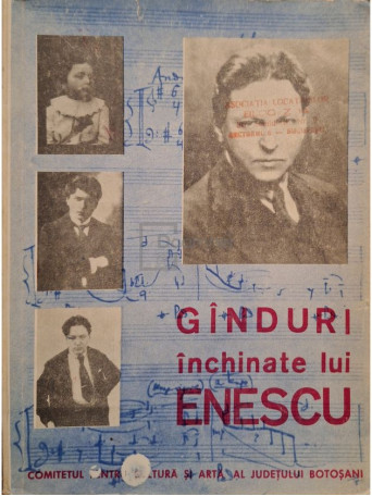 Victor Craciun - Ganduri inchinate lui Enescu - 1970 - Brosata