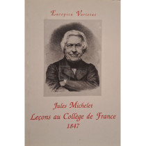 Lecons au College de France 1847 (semnata)