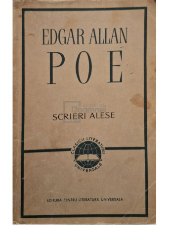 Edgar Allan Poe - Scrieri alese - 1968 - Brosata