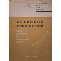 Culegere de probleme de matematica