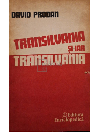 David Prodan - Transilvania si iar Transilvania - 1992 - Brosata