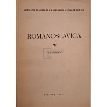 Romanoslavica, vol. 5 - Istorie